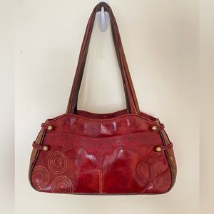 Stunning Burgundy Cirque Du Soleil Handbag